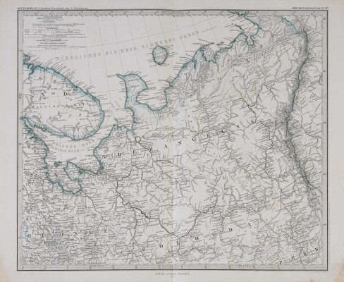 [Петерман А. Карта Восточной Европы № 4], 1868.